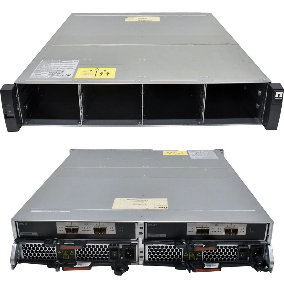 NetApp DS212C NAJ-1502 Expansion Shelf Disk 12x LFF 2x Controller IOM12 - Bild 3 von 4