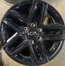 2019-2025 Chevy Silverado 1500 Pickup 18x8-1/2 Wheel 10 Spoke Black Opt RD1