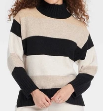 🥥 A New Day Women's Cozy Knit Mock Turtleneck Pullover Sweater Size XL🆕
