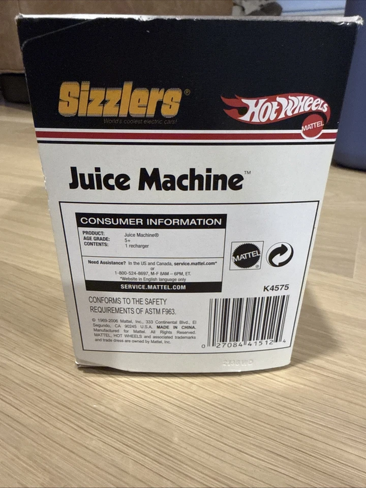 Nuevo cargador de máquina de jugo Hot Wheels Sizzlers 2006 vintage Mattel 06 Sizzler Foto 2 de 3