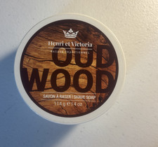 Henri et Victoria Shave Soap - Oud Wood