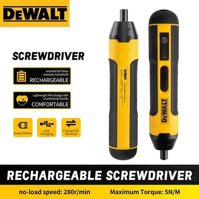Cacciavite elettrico senza fili DEWALT 1300mAh ricaricabile, trapano regolabile - Imagen 1 de 4