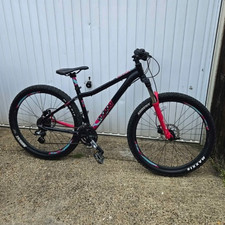Carrera Sulcata 27.5in 16in Alloy MTB Black/Pink/Blue Mechanical Disc