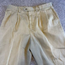 Callaway Golf Pants Men’s 32 X 30 Pleated Pro-Spin Chino Khakis Brown