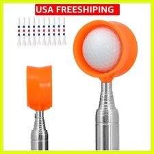 Telescopic Golf Ball Retriever 9/12ft  Picker Upper Tool  Stainless Steel ...