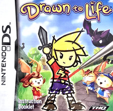 2007 Drawn To Life Nintendo DS Instruction Booklet Only  No Cartridge or Case 