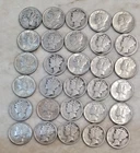 Roll Of 50 Silver Dimes 47 Mercury & 3 Barber Asst. Years