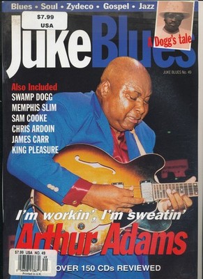 tk- Blues magazines-JUKE BLUES 49-Arthur Adams, Sam Cooke. Memphis Slim