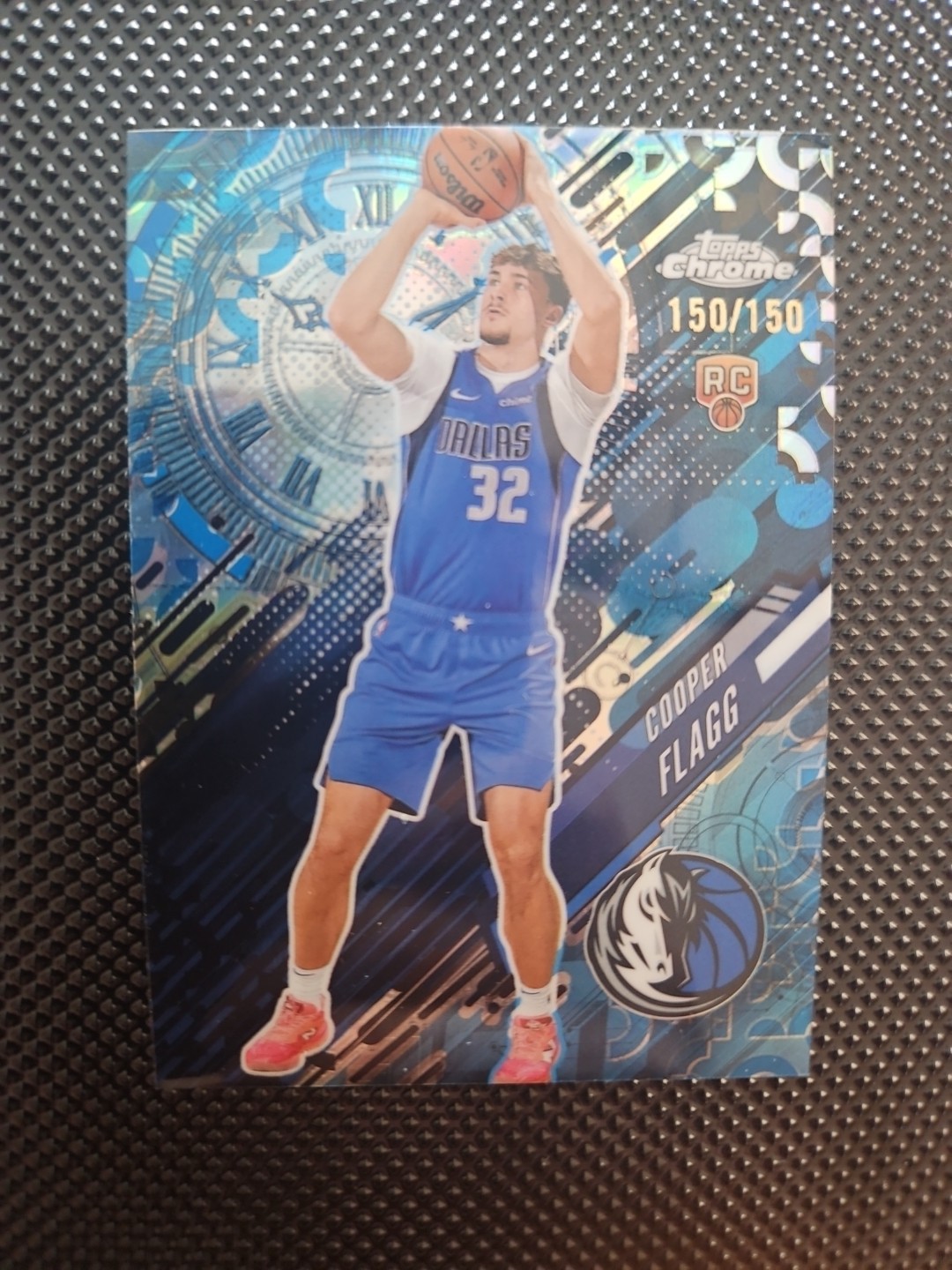 2025-26 Topps Chrome Cooper Flagg Go Time 150/150 Blue Refractor COLOR MATCH🔥