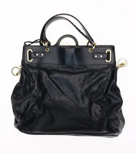 Balenciaga X7920 Vintage Damen Tasche schwarz Leder Medium Lune - Bild 4 von 4