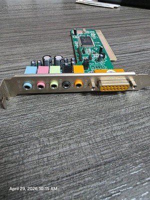 PCI 32 bit sound card. Please read