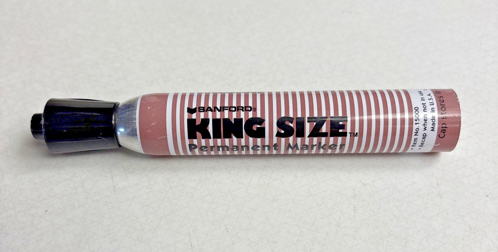 Vintage Black Metal Sanford King Size Permanent Marker Works