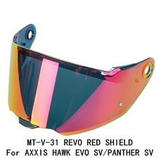 Axxis Motorrad Helm Visor Revo Red V 31 Passt...