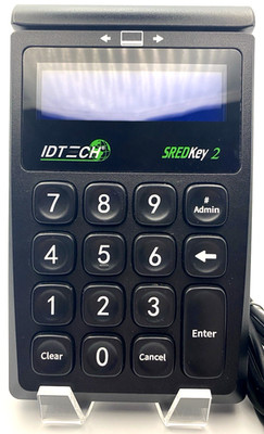 ID TECH SREDKey 2 Encrypted USB Keypad Reader   Tested & Firmware Updated