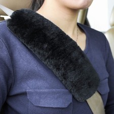 2pc Soft Genuine Sheepskin Wool Auto Seat Belt Cover Seatbelt Shoulder Pad Fo... 2pc Soft Genuine Sheepskin Wool Auto Seat Belt Cover Seatbelt Shoulder Pad Fo...