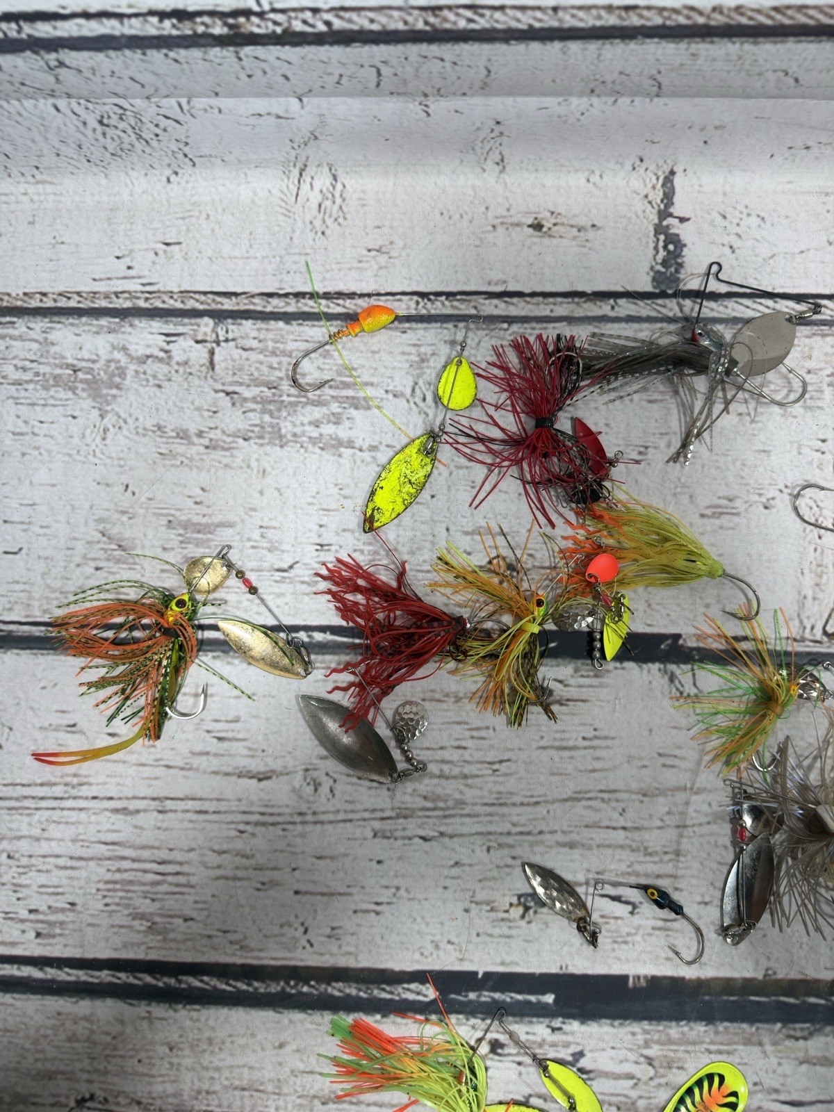 Spinner Chatterbait Buzzbait Super 5 Vibrax Lucky Strike Fishing Lure Bait Lot - Image 3