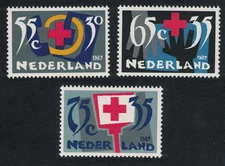 Dutch Red Cross 3v Netherlands 1987 MNH SG#1511a-1513 MI#1323-1325 Sc#B629-631