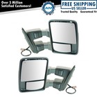 Mirror Power Folding Telescoping Heat Signal Clearance Smooth Tow Pair for Ford