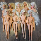 Lot 9 Vintage Barbie Dolls 1966 Body Mold Nude Blonde Blue Eyes China– As Is