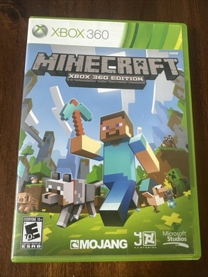 Minecraft (Microsoft Xbox 360, 2004) Game and Case Tested