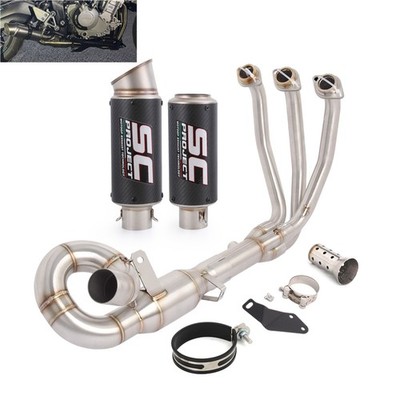 Full Exhaust System 51MM Muffler 675SS For CF-Moto 675SR 2024-2026 Header Pipe