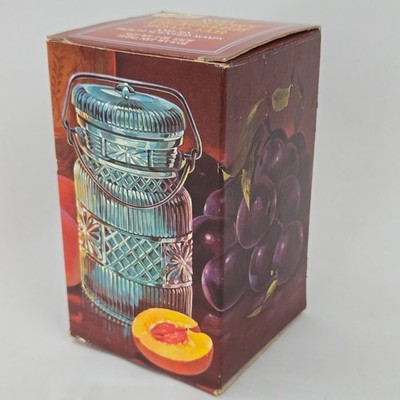 VTG -Avon Country Peaches Soap Jar & Six Peach-Scented Soaps-New Original Box