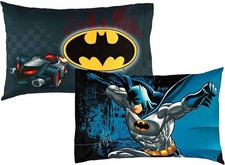 Franco Kids Batman Standard Size Reversible Pillowcase, 20" x 30"