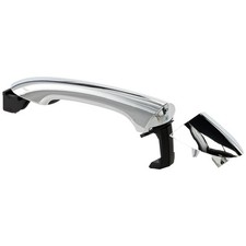 Exterior Door Handle For 2011-2015 Hyundai Sonata Front Passenger Chrome Plastic