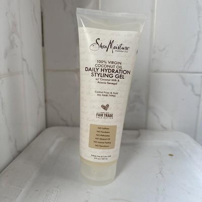 Shea Moisture Daily Hydration Styling Gel Coconut Milk Oil / frizz control 8.oz