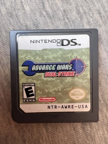 Advance Wars: Dual Strike (Nintendo DS, 2005) Cartridge Only Strategy No Stamp