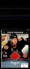 2006-07 Upper Deck Black Diamond Jerseys Chuck Kobasew Calgary Flames #J-CK