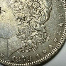 1879-P Morgan Silver Dollar $1 Business Strike 0.900 Silver Philadelphia KM#110