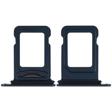 Premium Dual Sim Card Tray For i Phone 14 / 14 Plus Midnight 