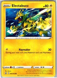 Electabuzz 044/163 Battle Styles Common Pokemon Card