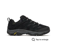 NWB Merrell Men's Moab 3 Waterproof black suede size 15M black vibram
