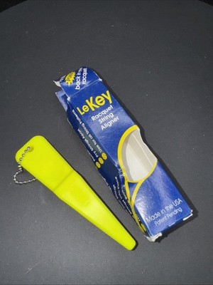 Tennis Racquet String Aligner Tool Le Key Put Power Back in Your Racquet Yellow