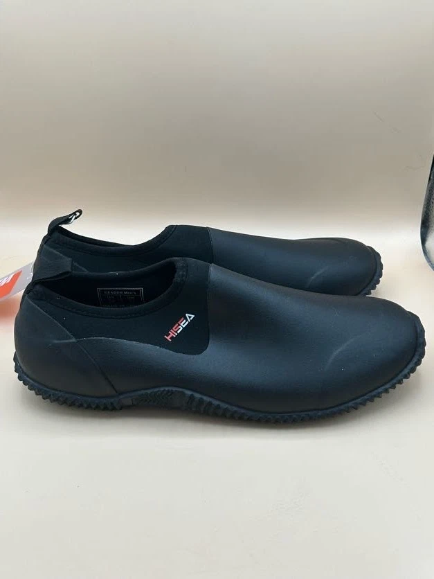HISEA Men's Size 12 Waterproof Garden Shoe Rubber Slip-On Camp Yard Work Boot
Opens in a new window