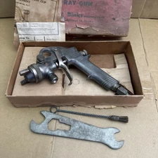 Binks Model 29 Spray Gun w/ Spray Nozzle Auto Body Paint Sprayer USA
