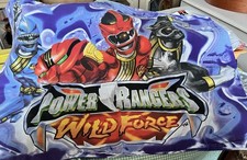 Vintage Power Rangers Wild Force Standard Size 2003 Single Pillow Case Retro