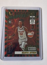 2025 Panini Donruss WNBA Net Marvels Saniya Rivers #5 Green Fireworks /399 (RC)