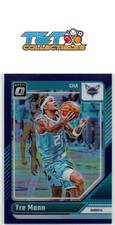 Tre Mann 2024-25 Donruss Optic Purple #30 Charlotte Hornets 78