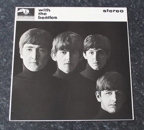 THE BEATLES WITH THE BEATLES 1976  UK VINYL LP PCS 3045 STEREO NEAR MINT