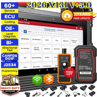 LAUNCH X431 PRO3S+ V5.0 Elite V+5.0 Bidirectional Diagnostic Scanner Key Coding