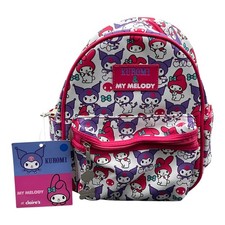 Sanrio Kuromi My Melody Mini Backpack Multicolor Faux Leather Claire's Exclusive