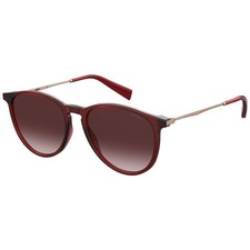 Levi's Women's Round 54mm Sunglasses Red LV5007/S-C9A