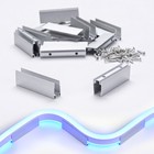 Yescom 20x 2" LED Track Channel 8x12mm Aluminium Mounting Clips for Rope Lights — photo 1