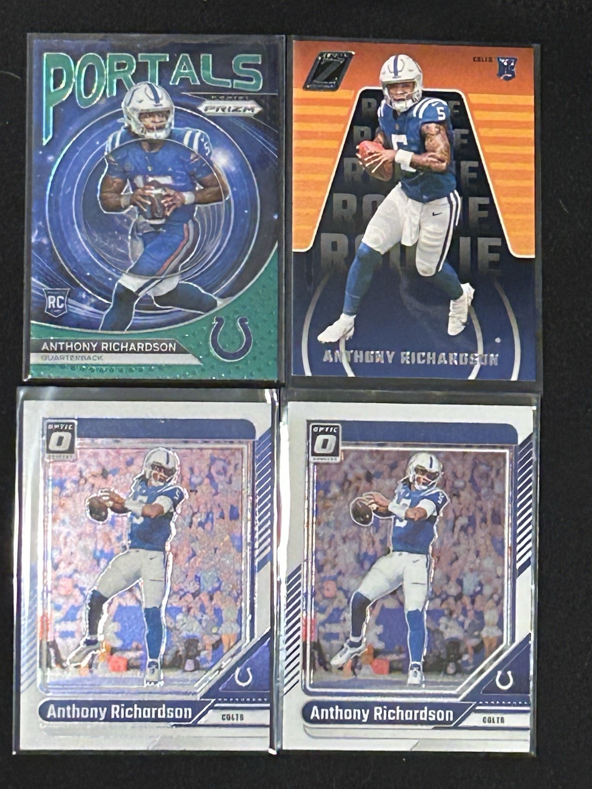 Anthony Richardson RC Rookie Lot (4) Prizm Portals Optic Zenith Colts QB