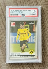 2019-20 Topps Chrome Bundesliga Giovanni Reyna Rookie Card 37 Psa 9