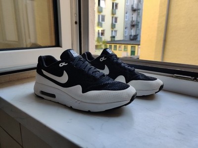 Nike Air Max 1 Ultra Moire 'Black & White' Gr. 41 weiß schwarz