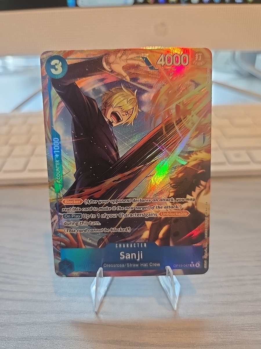 Sanji OP15-047 Rare Alt Art One Piece Card Game ENGLISH NM | eBay